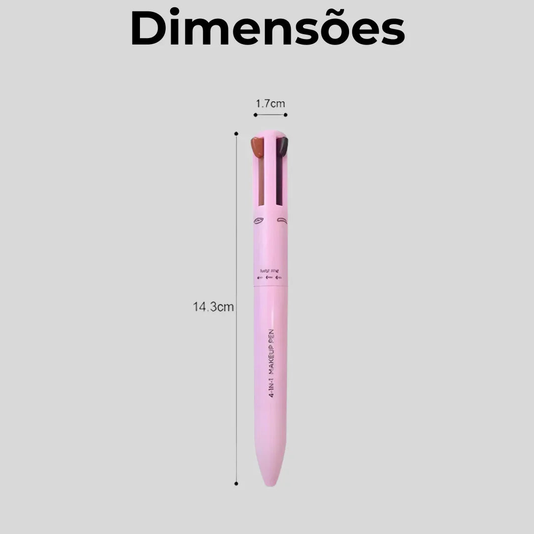 BEAUTY PEN - CANETA MAQUIADORA 4 EM 1 (LEVE 2 PAGUE 1) - SUZUNE - Suzune