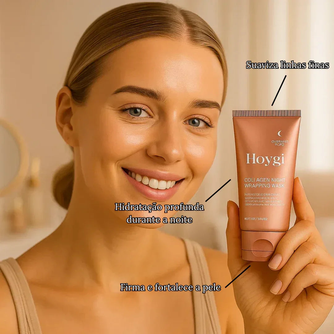 HoygiSkin – Véu de Colágeno Noturno (FRETE GRÁTIS + ESPATULA DE BRINDE) - Suzune